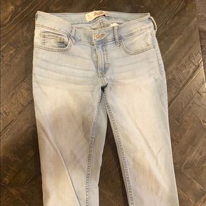 Light Blue Skinny Jeans from Hollister
